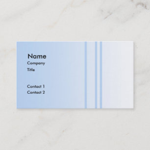 Tarjeta De Visita Diseño elegante simple azul claro