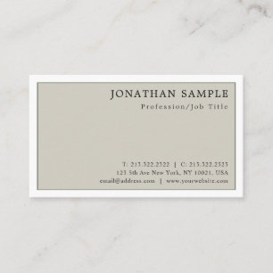 Tarjeta De Visita Diseño elegante y elegante profesional de estilo s
