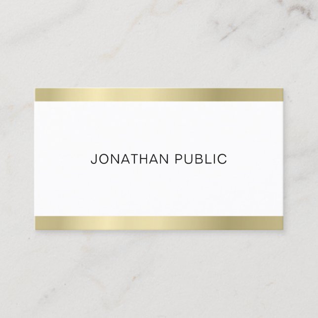 Tarjeta De Visita Diseño elegante y moderno estilo profesional elega (Anverso)