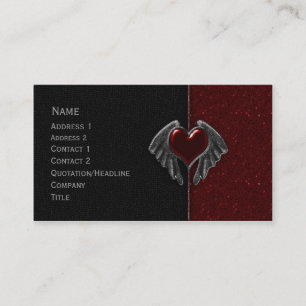 Tarjeta De Visita Diseño gótico