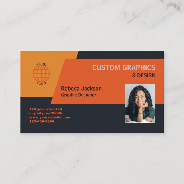 Tarjeta De Visita Diseño gráfico (Anverso)