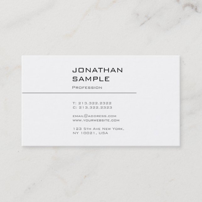 Tarjeta De Visita Diseño gráfico creativo Sleek (Anverso)