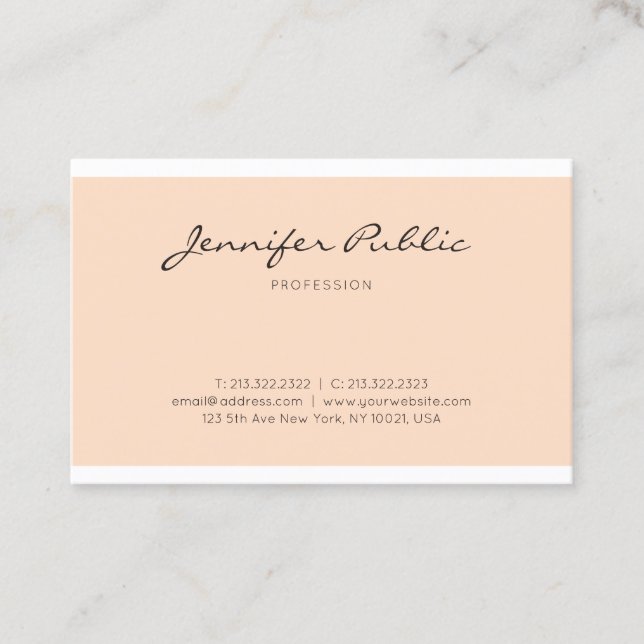 Tarjeta De Visita Diseño gráfico creativo Sleek Plano profesional (Anverso)