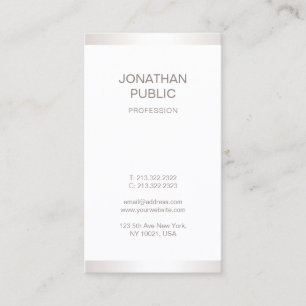 Tarjeta De Visita Diseño Gráfico Elegante Moderno Profesional Sencil