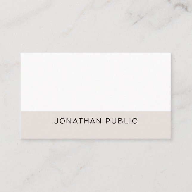 Tarjeta De Visita Diseño gráfico elegante y elegante moderno (Anverso)