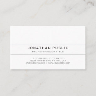 Tarjeta De Visita Diseño gráfico elegante y moderno