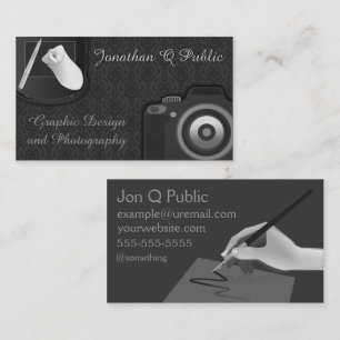 Tarjeta De Visita Diseño gráfico y fotografía