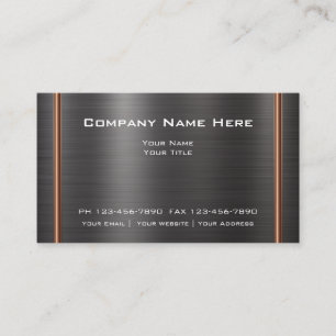 Tarjeta De Visita Diseño industrial moderno