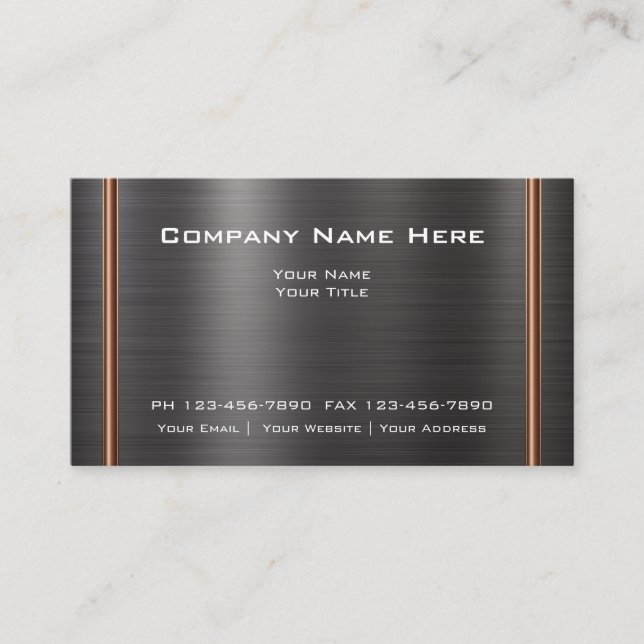Tarjeta De Visita Diseño industrial moderno (Anverso)