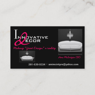Tarjeta De Visita Diseño interior