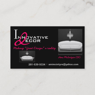 Tarjeta De Visita Diseño interior