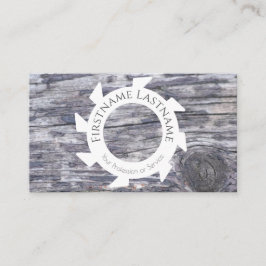 Tarjeta De Visita Diseño interior de madera orgánica 100% natural