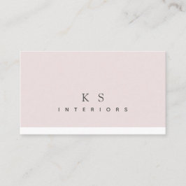 Tarjeta De Visita Diseño Interior Moderno Y Minimal En Rubor