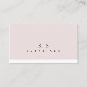 Tarjeta De Visita Diseño Interior Moderno Y Minimal En Rubor