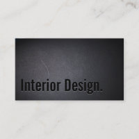 Diseño interior negrita Texto elegante oscuro Mini