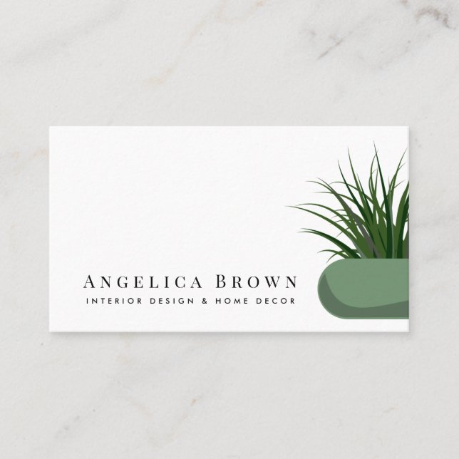 Tarjeta De Visita Diseño interior y decoración doméstica (Anverso)