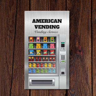 Tarjeta De Visita Diseño Metalizado del vendedor de aperitivos de co