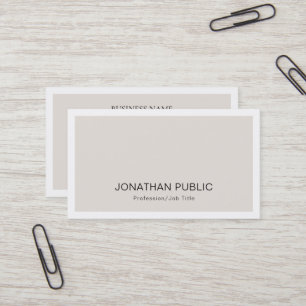 Tarjeta De Visita Diseño minimalista creativo moderno sencillo y tre