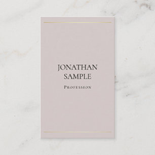 Tarjeta De Visita Diseño Minimalista elegante estilo moderno Lujo m