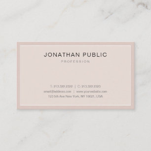 Tarjeta De Visita Diseño Minimalista moda Moderno Elite Platón de mo