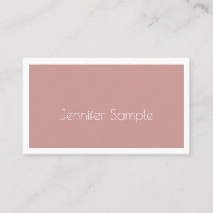 Tarjeta De Visita Diseño minimalista moderno elegante simple sencill