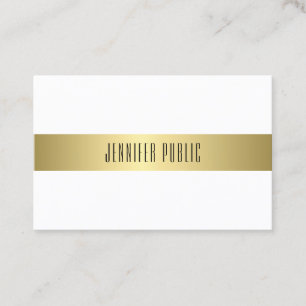 Tarjeta De Visita Diseño moderno de diseño simple de moda