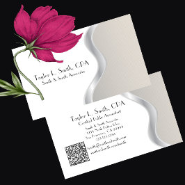 Tarjeta De Visita Diseño moderno de gris/arena Minimalista