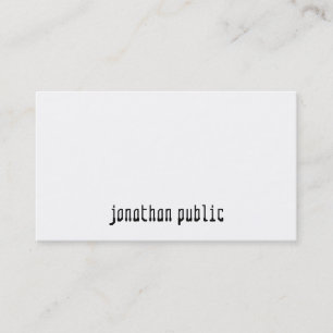 Tarjeta De Visita Diseño moderno de plantilla simple profesional y e