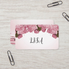 Tarjeta De Visita Diseño moderno de rosas rosas rosas