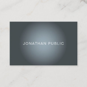 Tarjeta De Visita Diseño moderno elegante Tendencia profesional simp