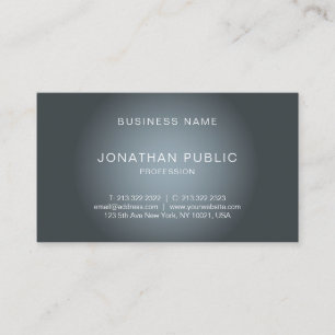 Tarjeta De Visita Diseño moderno elegante Tendencia profesional simp