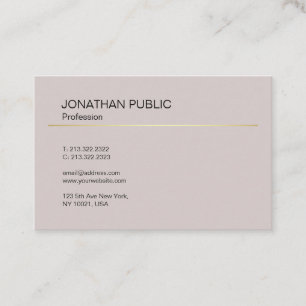 Tarjeta De Visita Diseño moderno elegante y profesional, sencillo y 