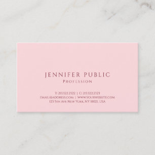 Tarjeta De Visita Diseño moderno personalizado Elegante Lujo Premium