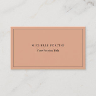 Tarjeta De Visita Diseño moderno profesional minimalista de seda pre