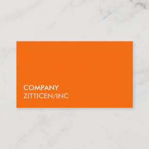 Tarjeta De Visita Diseño Naranja Profesional Banco Financiero Bolsa