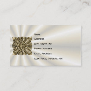 Tarjeta De Visita Diseño original de Knot Celtic Gold