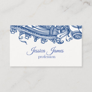Tarjeta De Visita Diseño Paisley