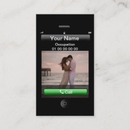Tarjeta De Visita Diseño para iPhone de Personalizable profesional