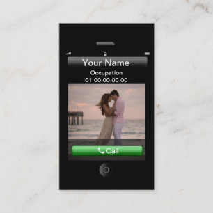 Tarjeta De Visita Diseño para iPhone de Personalizable profesional