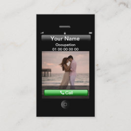Tarjeta De Visita Diseño para iPhone de Personalizable profesional