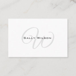 Tarjeta De Visita Diseño personal de compras limpio y elegante