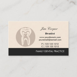 Tarjeta De Visita Diseño profesional Cirujano médico dental