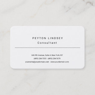 Tarjeta De Visita Diseño profesional clásico y elegante