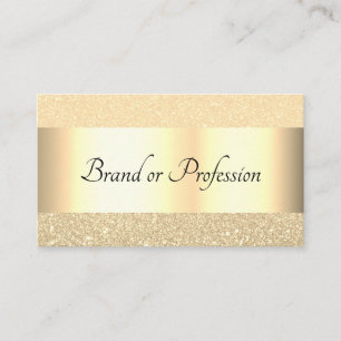 Tarjeta De Visita Diseño profesional de efectos dorados muy elegant