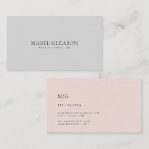 Tarjeta De Visita Diseño profesional Minimalista moderno y limpio