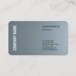 Tarjeta De Visita Diseño profesional moderno creativo elegante llano