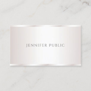 Tarjeta De Visita Diseño profesional moderno Guay Glamour elegante