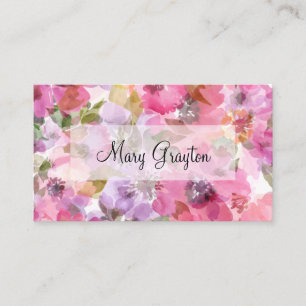 Tarjeta De Visita Diseño Profesional para Damas