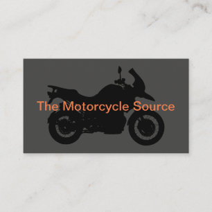 Tarjeta De Visita Diseño sencillo del tema de la motocicleta