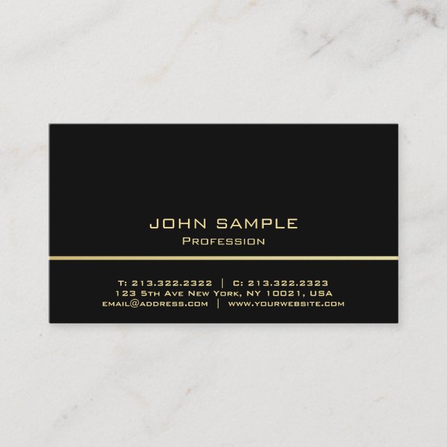 Tarjeta De Visita Diseño sencillo y minimalista profesional (Anverso)